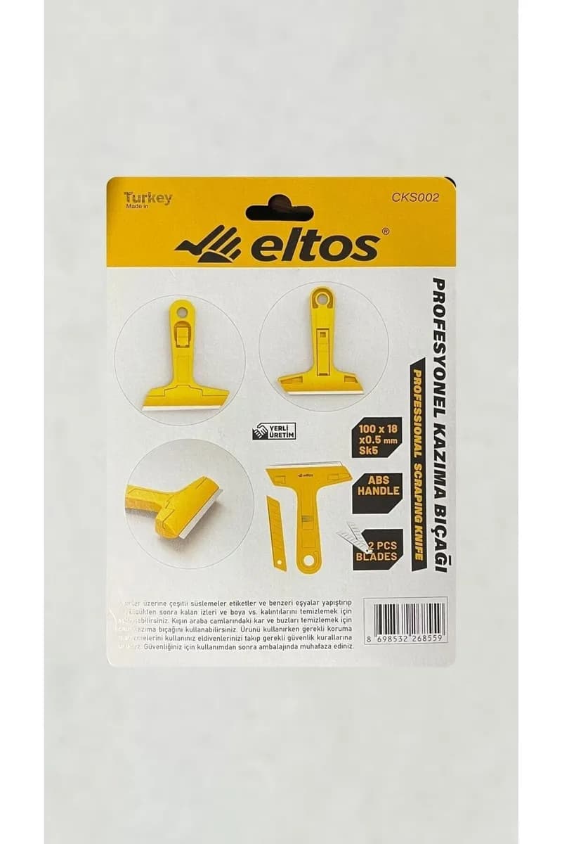 Eltos Cks002 Profesyonel Tip Cam Kazıma Bıçağı