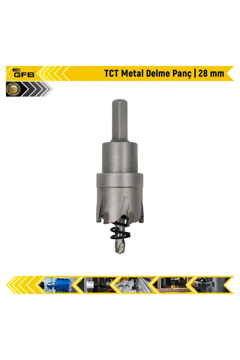 GFB TCT Metal Delme Panç - 28 mm